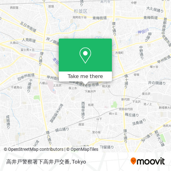 高井戸警察署下高井戸交番 map