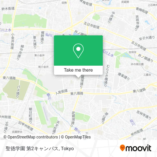 聖徳学園 第2キャンパス map