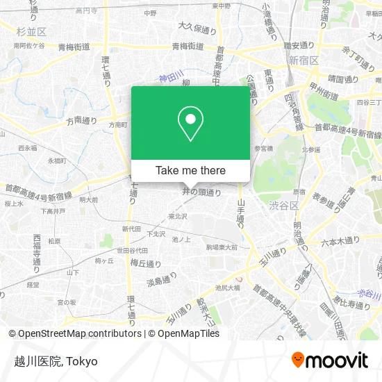 越川医院 map