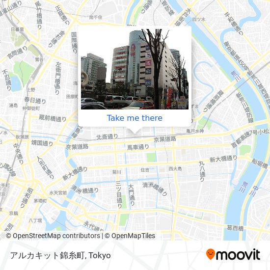 アルカキット錦糸町 map