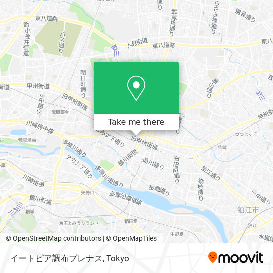 イートピア調布プレナス map