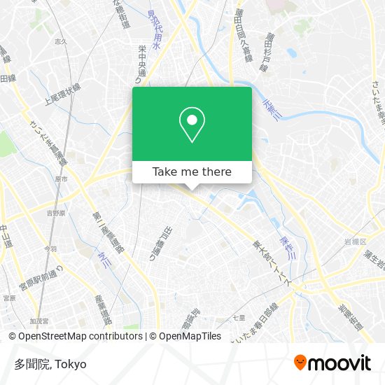多聞院 map