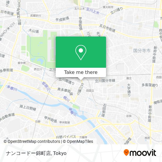 ナンコードー錦町店 map