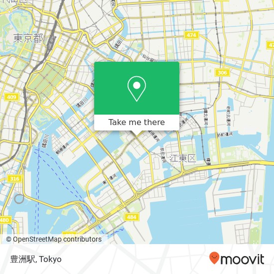 豊洲駅 map