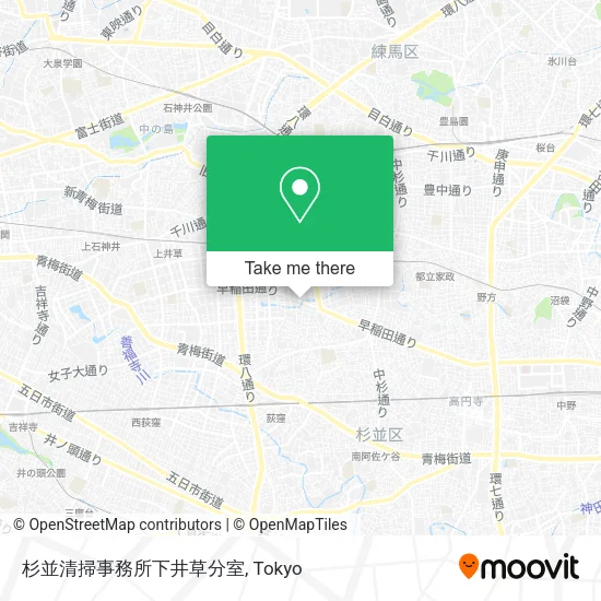 杉並清掃事務所下井草分室 map