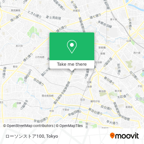 ローソンストア100 map