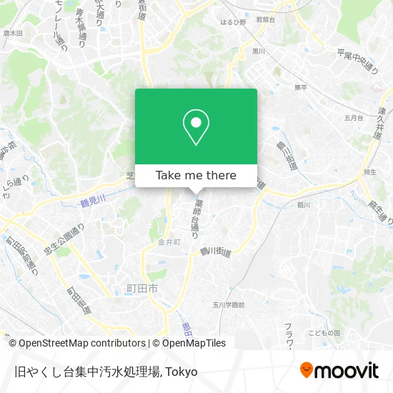 旧やくし台集中汚水処理場 map