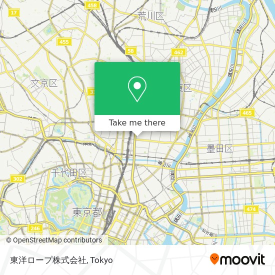 東洋ロープ株式会社 map