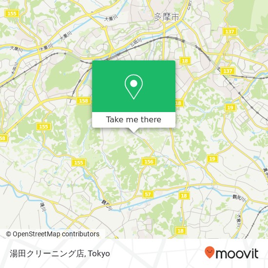 湯田クリーニング店 map