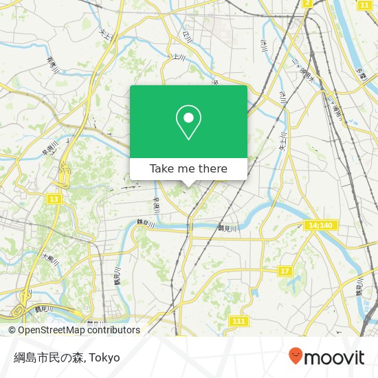綱島市民の森 map