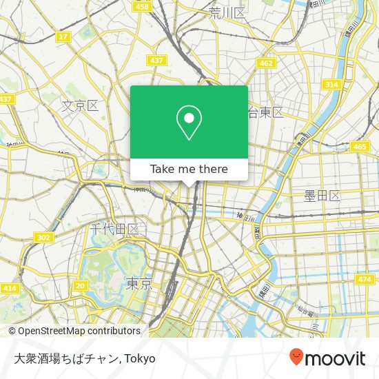大衆酒場ちばチャン map