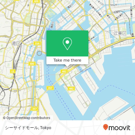 シーサイドモール map