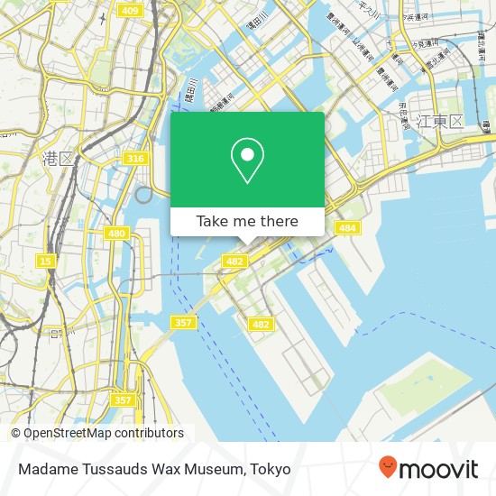 Madame Tussauds Wax Museum map