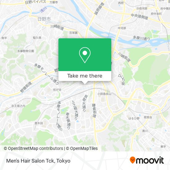 Men's Hair Salon Tck map