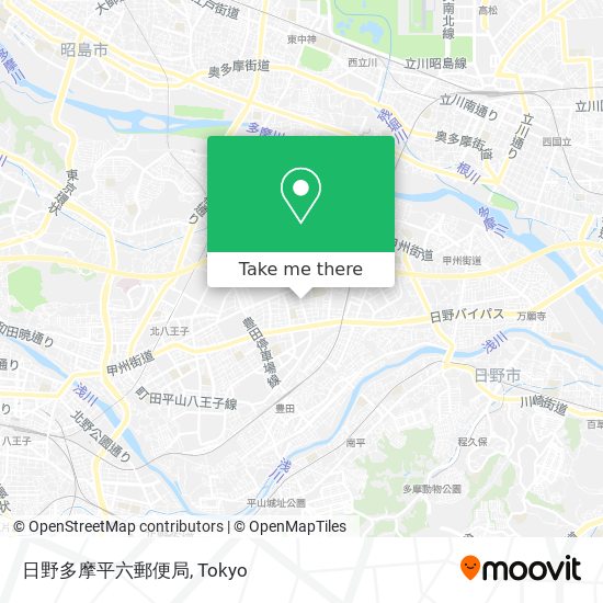 日野多摩平六郵便局 map