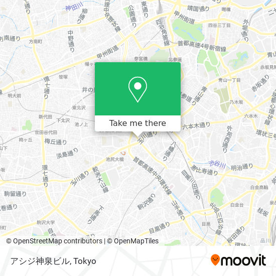 アシジ神泉ビル map