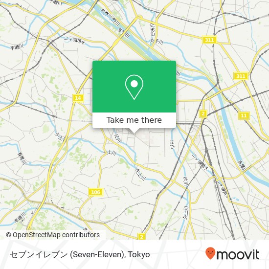 セブンイレブン (Seven-Eleven) map