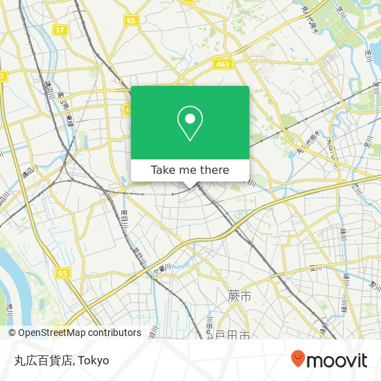 丸広百貨店 map