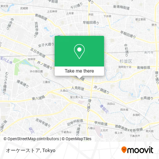 オーケーストア map