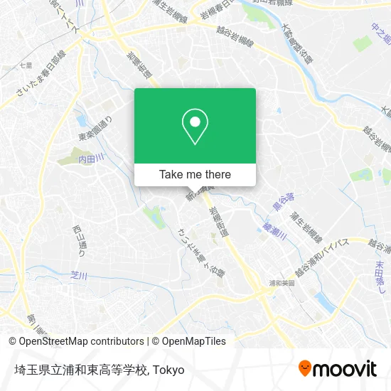 埼玉県立浦和東高等学校 map