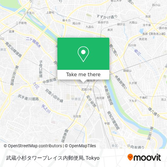 武蔵小杉タワープレイス内郵便局 map