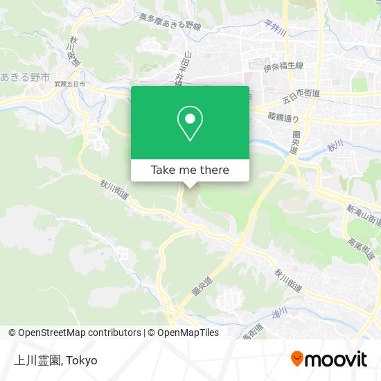 上川霊園 map
