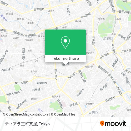 ティアラ三軒茶屋 map