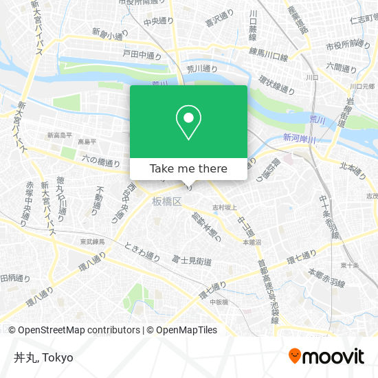 丼丸 map