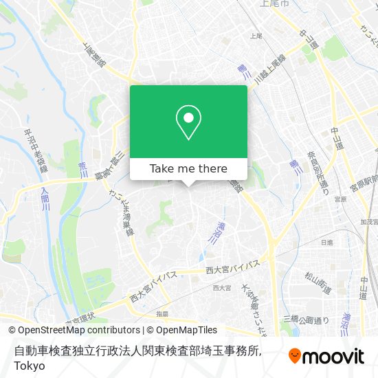 自動車検査独立行政法人関東検査部埼玉事務所 map