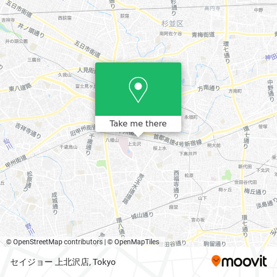 セイジョー 上北沢店 map