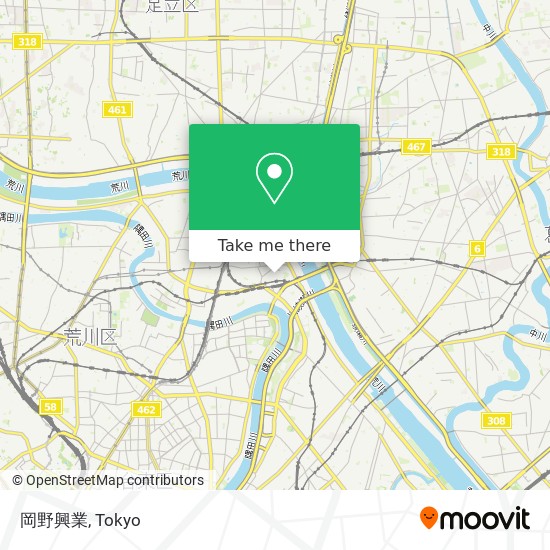 岡野興業 map
