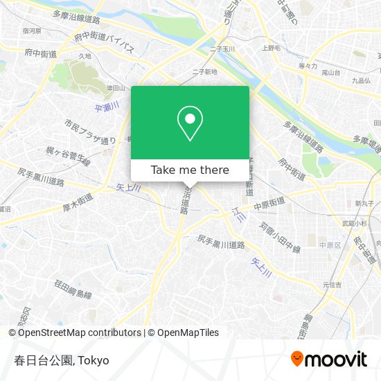 春日台公園 map