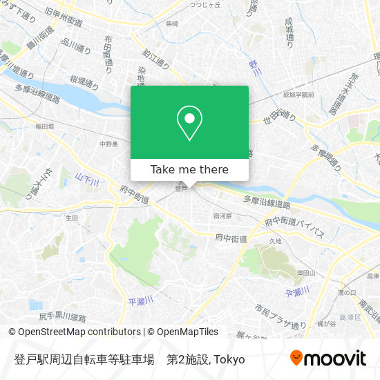 登戸駅周辺自転車等駐車場　第2施設 map