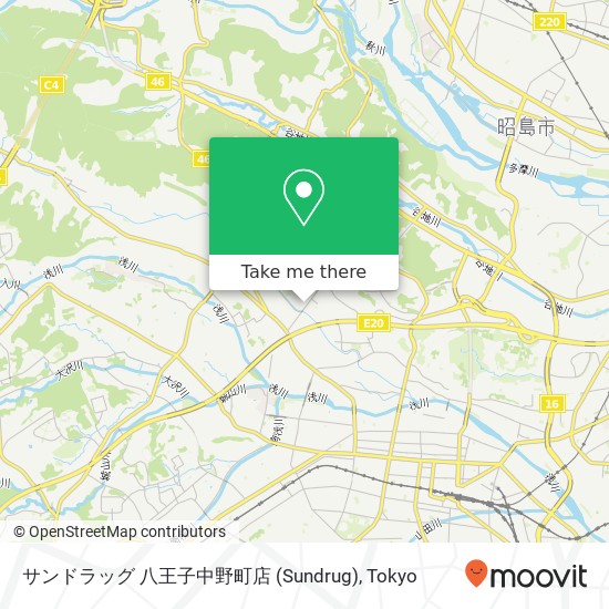 サンドラッグ 八王子中野町店 (Sundrug) map