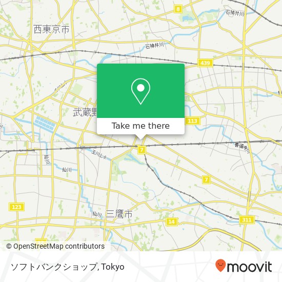 ソフトバンクショップ map