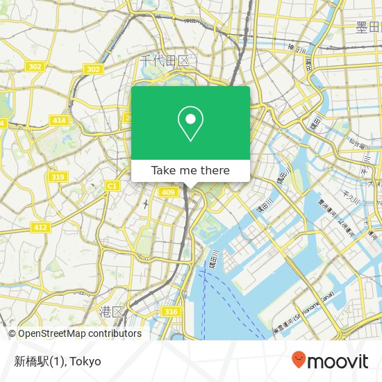 新橋駅(1) map
