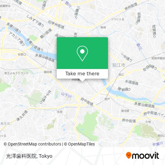 光澤歯科医院 map
