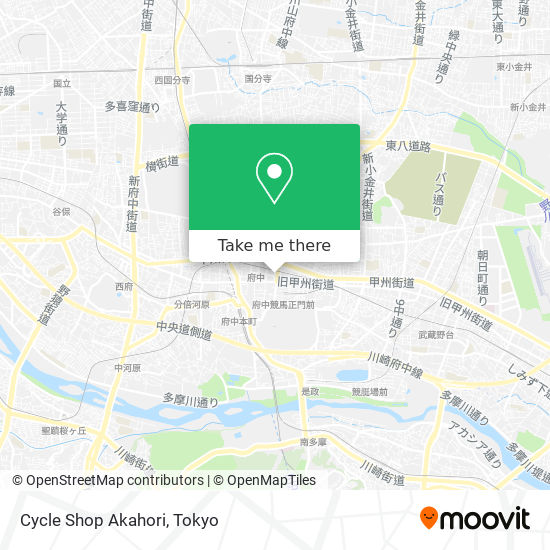 Cycle Shop Akahori map