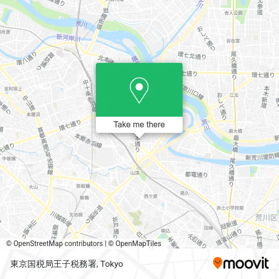 東京国税局王子税務署 map