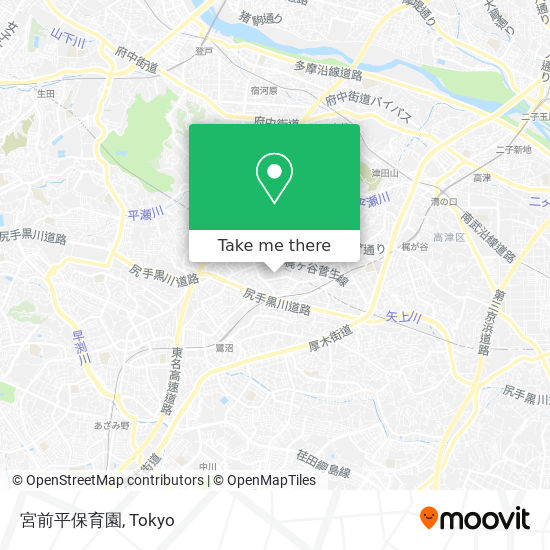 宮前平保育園 map