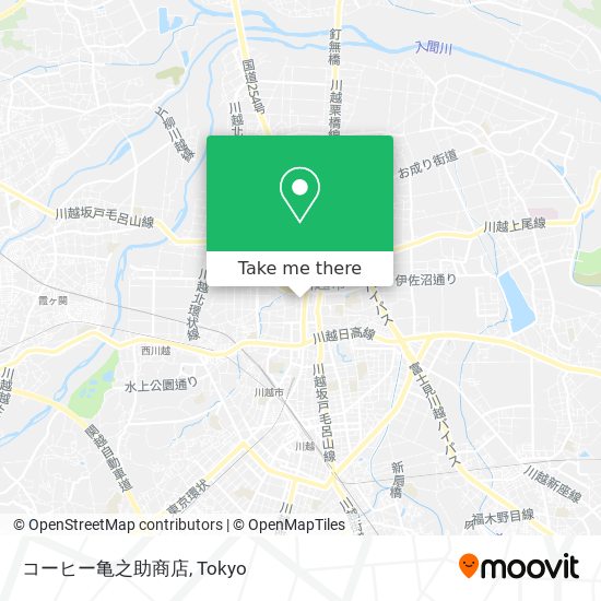 コーヒー亀之助商店 map