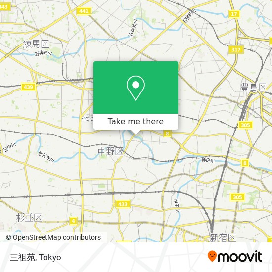 三祖苑 map