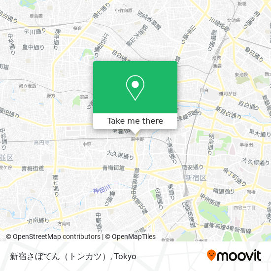 新宿さぼてん（トンカツ） map
