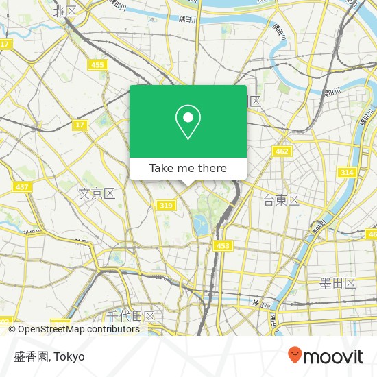 盛香園 map