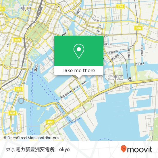 東京電力新豊洲変電所 map