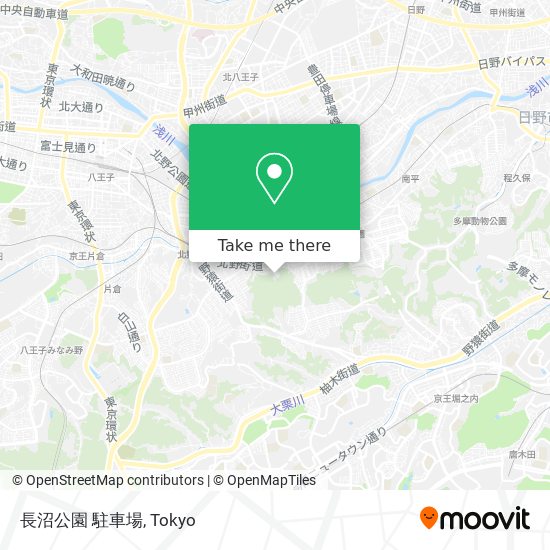 長沼公園 駐車場 map