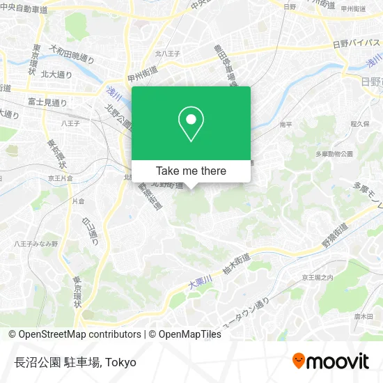 長沼公園 駐車場 map