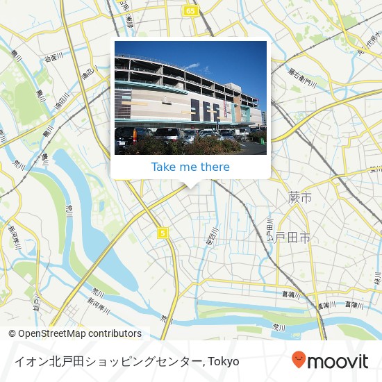 イオン北戸田ショッピングセンター map