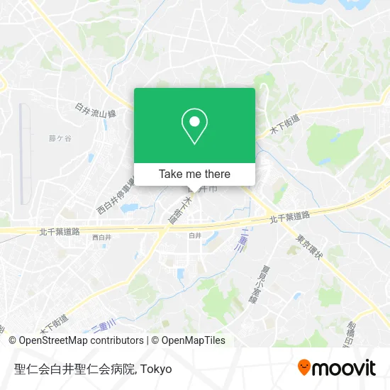 聖仁会白井聖仁会病院 map