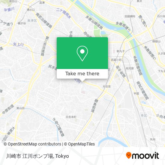 川崎市 江川ポンプ場 map